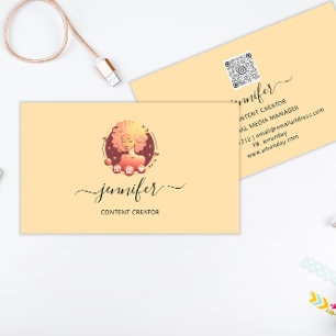 QR-Rose für den Content-Creator für Social Media-M Visitenkarte