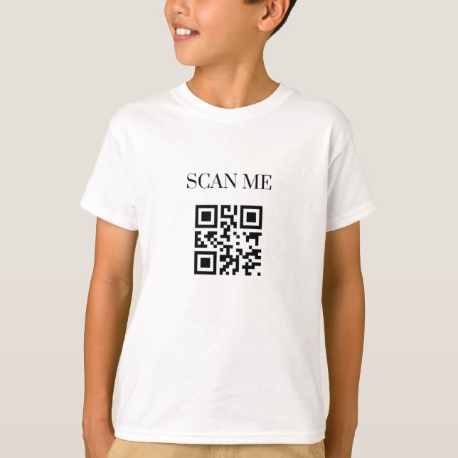 QR: Scannen Sie mich (frohe Weihnachten) T-Shirt (Vorderseite)