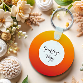 QR-Schlüsselanhänger für doppelseitige Logos Schlüsselanhänger