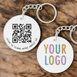 QR-Schlüsselanhänger für Firmenlogo-Runde Schlüsselanhänger<br><div class="desc">Personalisieren Sie unseren Premium-QR-Schlüsselanhänger mit QR-Code, Business-Logo (auf der anderen Seite) und individuellem Text. Es ist wasserdicht und UV-beständig. QR-Schlüsselanhänger sind eine praktische Möglichkeit für Sie, Ihre Informationen zu teilen, und sie sind nützliche Werbemittel für Kunden. Der runde Schlüsselanhänger hat einen Durchmesser von 2 Zoll. In anderen Formen erhältlich. Keine...</div>