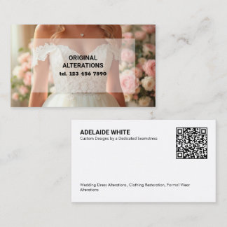 QR Seamstress Dressmaking & Alterungs Visitenkarte