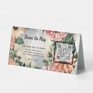QR-Standardprüfung für den Pop-Up-Anbieter Tischaufsteller
