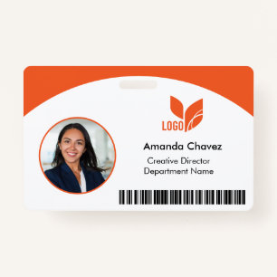 QR Strichcode Mitarbeiter-Foto-ID Ausweis