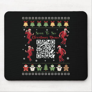 Qr Trump Dance Code Präsident Dance Code Weihnacht Mousepad