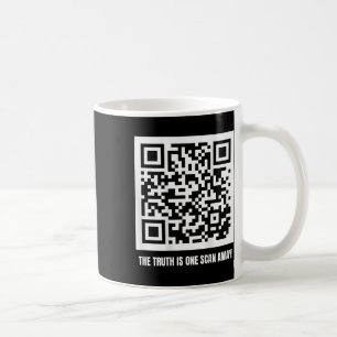Qr Trump Dancing Code Merch Uni-Erwachsene, Schwar Kaffeetasse