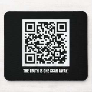 Qr Trump Dancing Code Merch Uni-Erwachsene, Schwar Mousepad