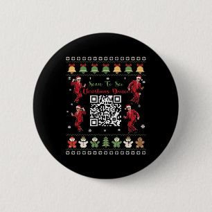 Qr Trump Tanz Code Präsident Tanz Code Weihnachten Button