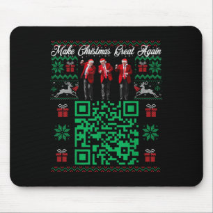 Qr Trump Tanz Code Santa Trump macht Weihnachten g Mousepad