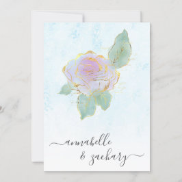 *~* QR TURQUOISE Damask UAWG AR12 Wedding Inv Einladung