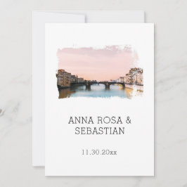 *~* QR UAWG Florenz Italien Firenze AP12 Wedding Einladung