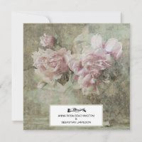 *~* QR UAWG Vintag Pink Pony Floral AR23 WEDDING