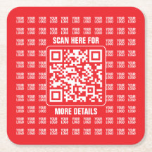 QR-Werbecode (editierbar) mit Logo-Muster