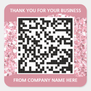 QRCode-Name für das benutzerdefinierte Logo Vielen Quadratischer Aufkleber
