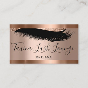 QRCODE-Rose für beruflich-Makeup-Eyelash-Logos Visitenkarte
