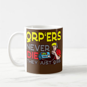 QRP-Funkspruch für Männer und Frauen lustig Kaffeetasse
