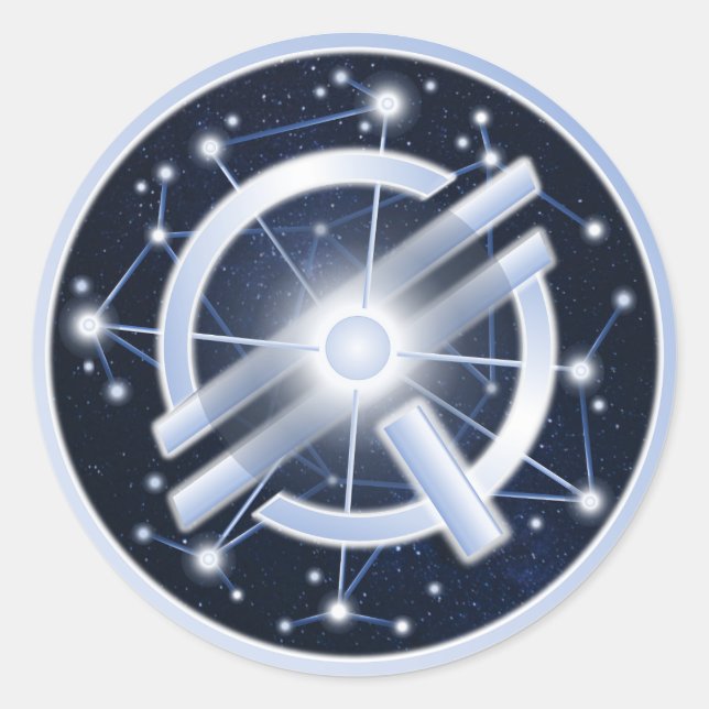 QSI Primärlogo - Rundkleber Runder Aufkleber (Vorderseite)