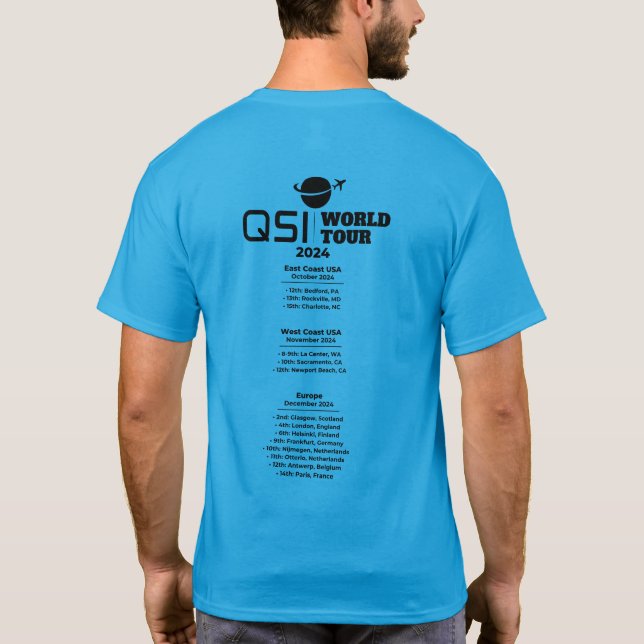 QSI - Welttournee 2024 T-Shirt (Rückseite)