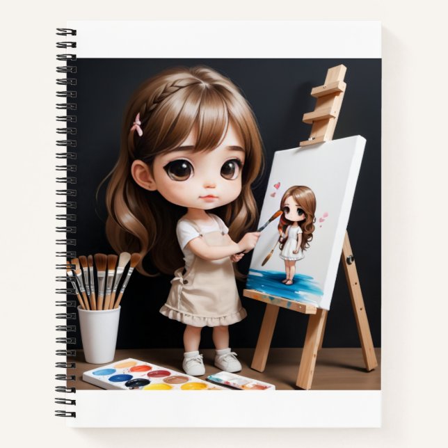 QT artist sketchbook Notizbuch (Vorderseite)