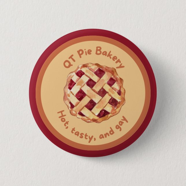 QT Pie (cutiepie) Button (Vorderseite)