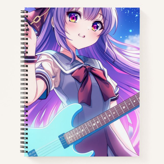 QT Rockstar Notizbuch (Vorderseite)