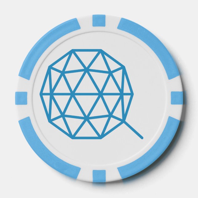 QTUM-Kryptowährungs-Clay-Poker-Chip Pokerchips (Vorderseite)