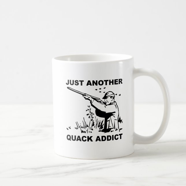 Quack Addict Funny Mug Kaffeetasse (Rechts)