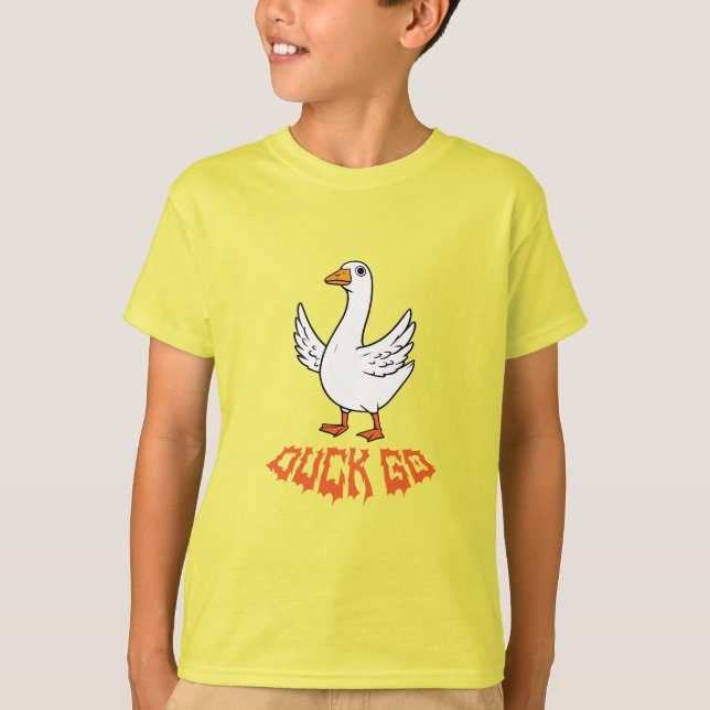 Quack Edge Duck Graphic Tee (Vorderseite)
