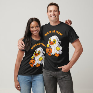 Quack or Treat Geist-Gummiente Halloween T-Shirt