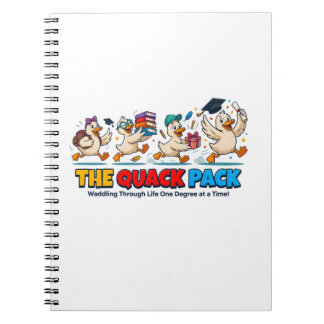 Quack Pack Enten-Abschluss Humor Notizblock