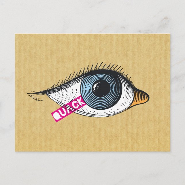 Quack-Postkarte Postkarte (Vorderseite)