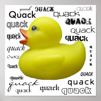 Quack Quack Duckie Poster