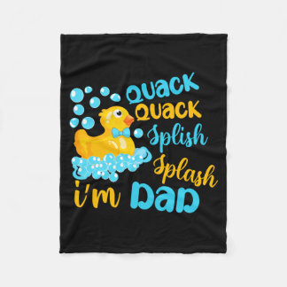 Quack Quack Splash Splash Papa Gummi-Ente Fleecedecke