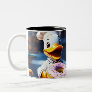 Quack-Up Brew: Ein Mugful von Donald Delight Zweifarbige Tasse