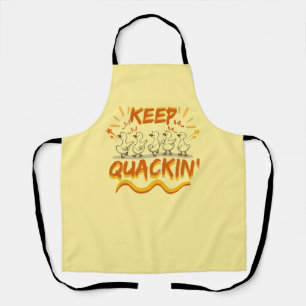 Quack weiter (Tanzen) Lustiger Entenwitz Schürze