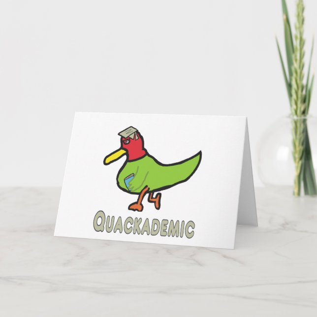 quackademisch karte (Vorderseite)