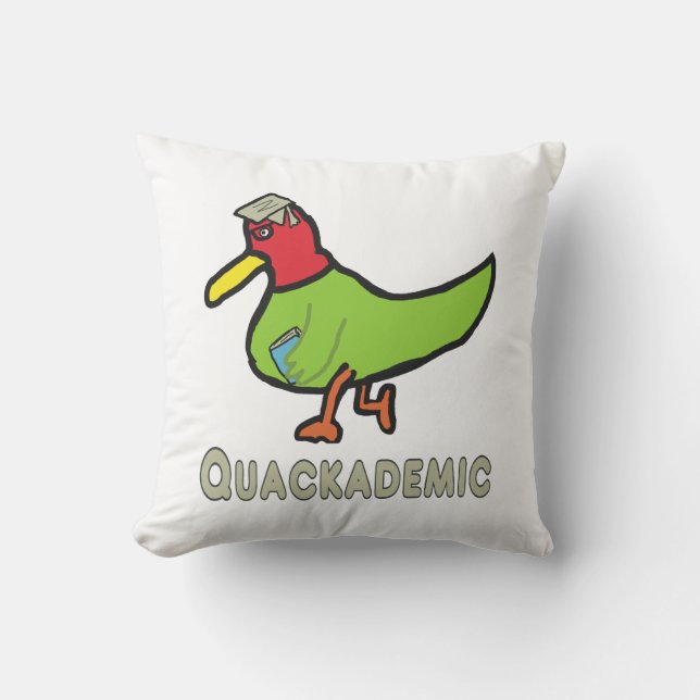 quackademisch kissen (Vorderseite)