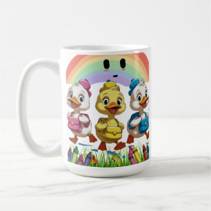"Quackend in die Kita!" – Süße Ente Zurück zur- Kaffeetasse