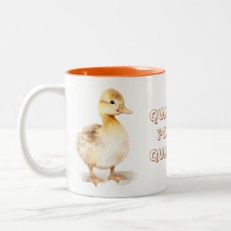 Quackers for my quackers zweifarbige tasse