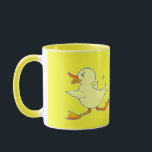 Quackers hellgelbe Ente Tasse<br><div class="desc">Quack Quack,  niedliches gelbes Entenlein,  ziellos Ostern / Frühling lustige Tiere Tasse. Schließlich bekommen wir alle manchmal ein bisschen Quacker. Einzigartig gestaltet von Sarah Trett.</div>