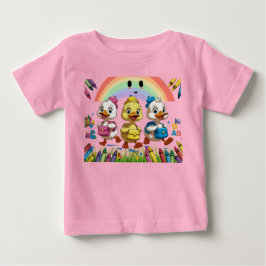 "Quacking into Kindergarten!" – Cute Duck Back-to- Baby T-shirt