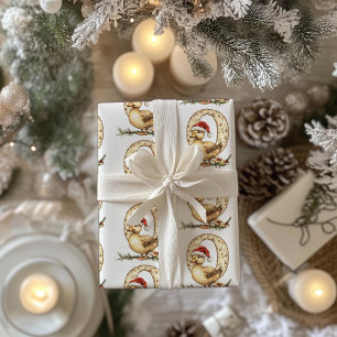 Quacking Xmas Duck Letter Q Weihnachten Geschenkpapier