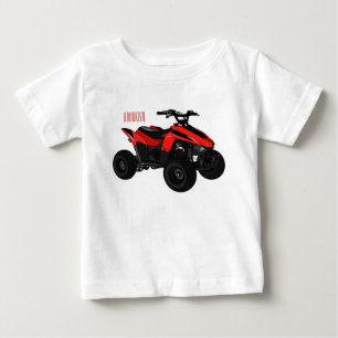 Quad atv Cartoon Illustration Baby T-shirt