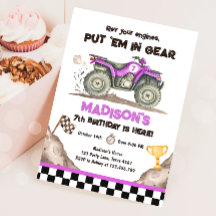 Quad-ATV-Geländestrecken-Offroad-Rennsport Mädchen