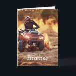 Quad ATV Off-Road Vehicle Birthday Brother Karte<br><div class="desc">Quad ATV Off-Road Vehicle Birthday Brother</div>