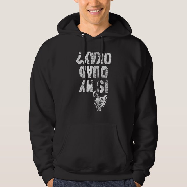Quad ATV Stunt Crash ist mein OK 1 Hoodie (Vorderseite)