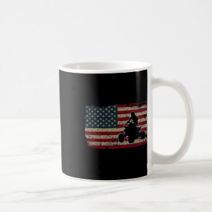 Quad Biker America Flag Geschenk I Atv Four Wheele Kaffeetasse