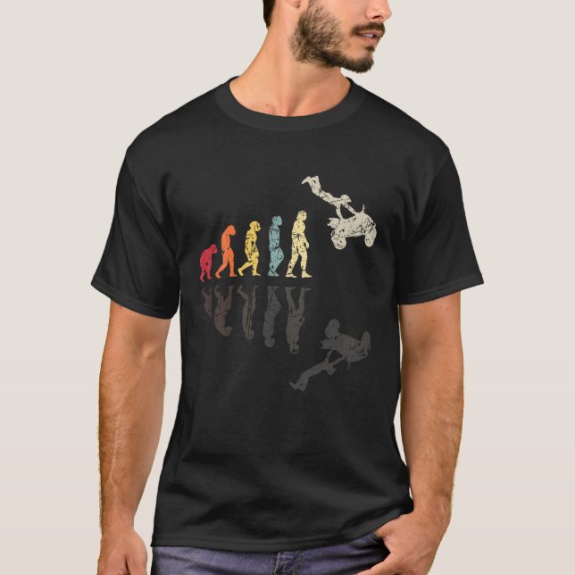 Quad Evolution ATV Motorsport Offroad Bike Quad Ri T-Shirt (Vorderseite)