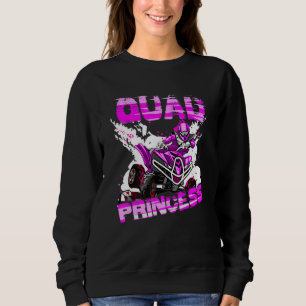 Quad Princess ATV 4 Wheeler Quad Offroad MX Gi Sweatshirt