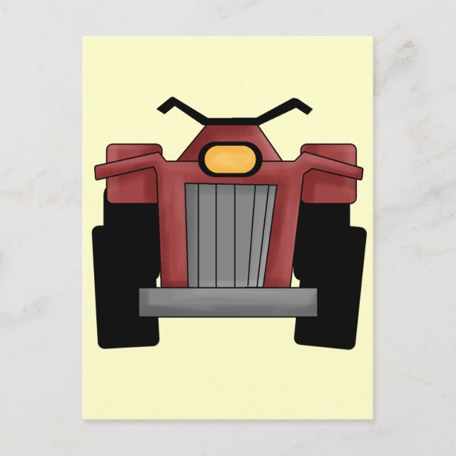 Quad Runner Bike Postkarte (Vorderseite)