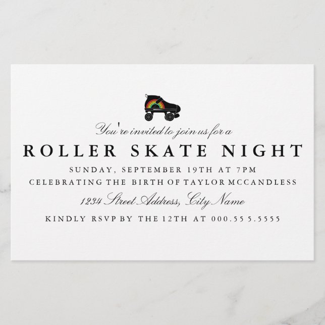 Quad Skate Regenbogen (Vorderseite)